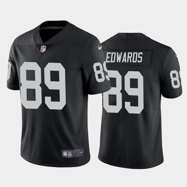 Women's Oakland Raiders #89 Bryan Edwards Black Vapor Untouchable Limited Stitched Jersey(Run Small)